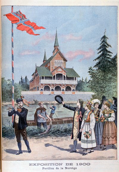 Norský pavilon na Světové výstavě v roce 1900, Paříž, 1900 od Unbekannt