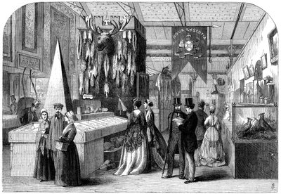 Sekce Nového Skotska na pařížské mezinárodní výstavě, 1867 od Unbekannt