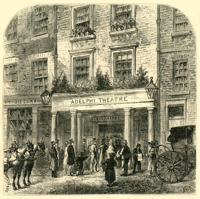 Staré divadlo Adelphi, 1881. od Unbekannt
