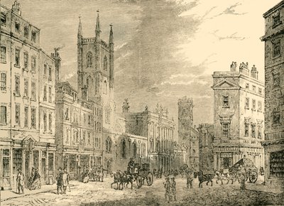 The Old Bank of England, pohled z Mansion House, 1890. od Unbekannt