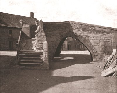 Starý most v Croyland, Lincolnshire, 1894. od Unbekannt