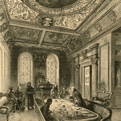 The Old Court of Aldermen, Guildhall, 1897. od Unbekannt