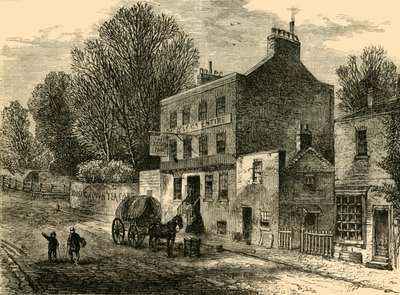 The Old Crown Inn, Highgate, 1830, c1876. od Unbekannt