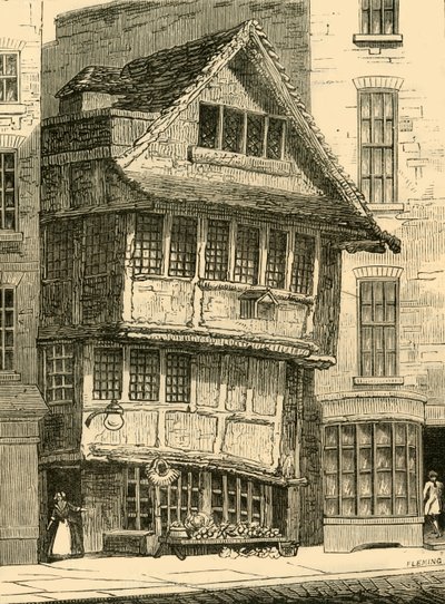 Stará fontána, v Minoriích, 1798, c1872. od Unbekannt