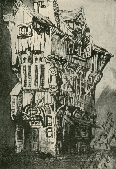 Starý dům v Blois, 19. století, 1902 od Unbekannt