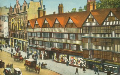 The Old Houses, Holborn, Londýn, c1910. od Unbekannt