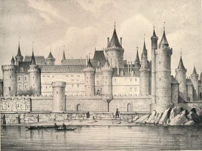 Starý Louvre v roce 1670, 1915 od Unbekannt