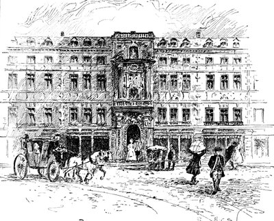 Old Mercers Hall, Londýn, 1909 od Unbekannt