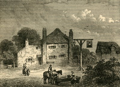 The Old Mother Red Cap, v roce 1746, c1876. od Unbekannt
