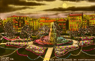 The Old Steine Gardens, Brighton, Sussex, c1940 od Unbekannt