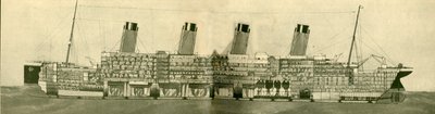 Olympijské 46 439 tun zobrazeno v řezu, c1930. od Unbekannt