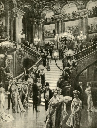 Opera v Paříži, 1910. od Unbekannt