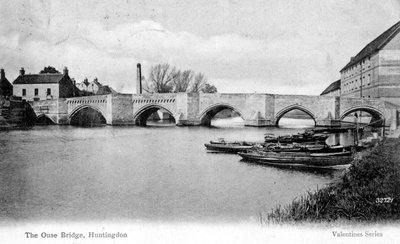 Most Ouse, Huntingdon, Cambridgeshire, 1905 od Unbekannt