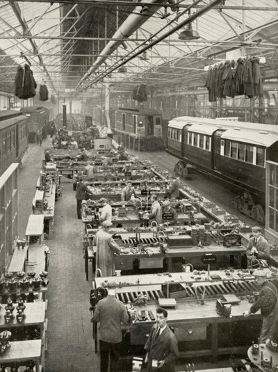 Generální oprava podzemních kolejových vozidel ve vlastnictví London Passenger Transport, 1935-36. od Unbekannt