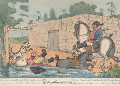 Svržení Dr. Slopa Tristrama Shandyho, 1800-20. od Unbekannt