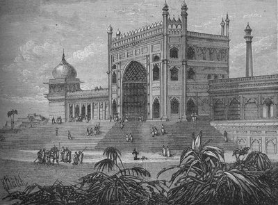 Palác v Dillí, c1880 od Unbekannt