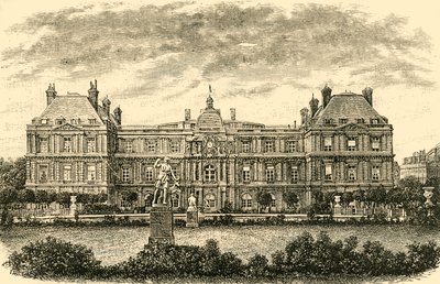 Lucemburský palác, Paříž, 1890. od Unbekannt