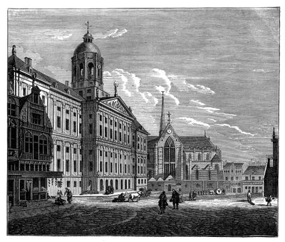 Královský palác, Amsterdam, c1890 od Unbekannt
