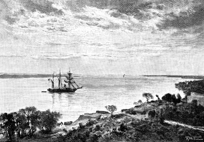 Řeka Parana, Jižní Amerika, 1895 od Unbekannt
