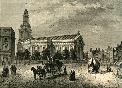 Farní kostel, Greenwich, c1878. od Unbekannt