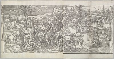 Průjezd karavany z vlysu Ces Moeurs et fachons de faire de Turcz Customs ..., 1553. od Unbekannt