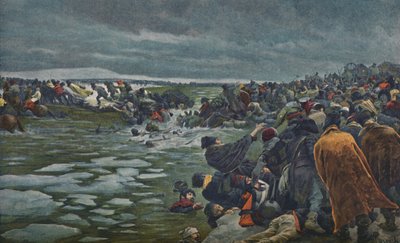 Průchod Beresiny, listopad 1812, 1896. od Unbekannt