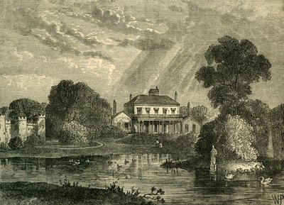 Pavilon, Hans Place, v roce 1800, c1876. od Unbekannt