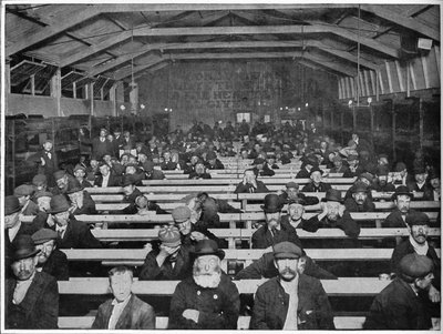 The Penny Sit-Up, útulek Armády spásy, Blackfriars, Londýn, c1900 1901 od Unbekannt