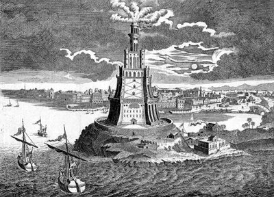 Pharos z Alexandrie, 18. století od Unbekannt