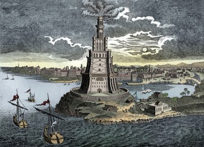 Pharos z Alexandrie, 18. století od Unbekannt