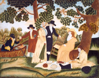 Piknik, ca. 1800. od Unbekannt