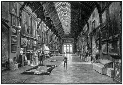 Obrazárna, hrad Kilkenny, c19. století od Unbekannt
