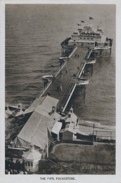 Molo, Folkestone, konec 19.-začátek 20. století od Unbekannt