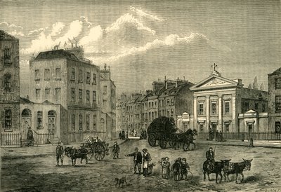 Polygon, Somers Town, v roce 1850, c1876. od Unbekannt