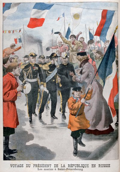 Prezident Francouzské republiky na návštěvě Petrohradu, Rusko, 1902 od Unbekannt