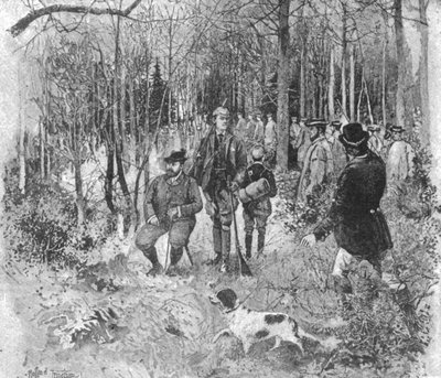 The Prince of Wales Bažant-Shooting v Sandringham, 1893, 1901. od Unbekannt