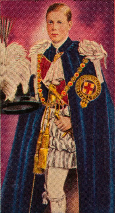 Princ z Walesu při jeho udělení rytířem podvazku, 1911 1935 od Unbekannt