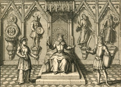 Hlavní idoly Sasů, uctívání v Británii, konec 16.-začátek 17. století od Unbekannt