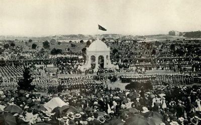 Proklamace Australského společenství v Sydney 1. ledna 1901, c1930. od Unbekannt