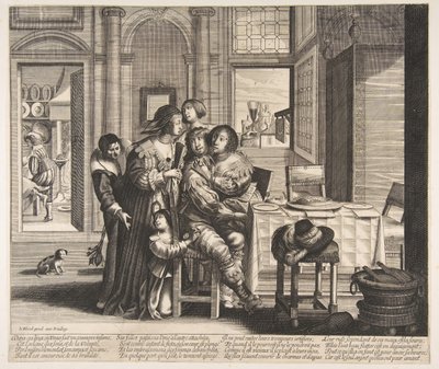 Marnotratný syn v domě špatné pověsti, ca. 1636. od Unbekannt