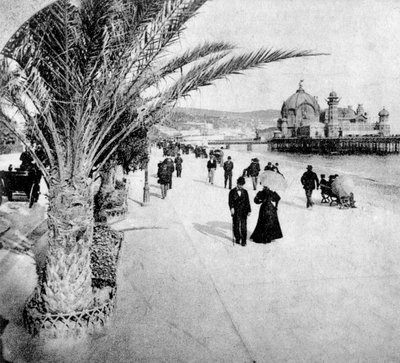 Promenade des Anglais, Nice, Francie, konec 19. století od Unbekannt