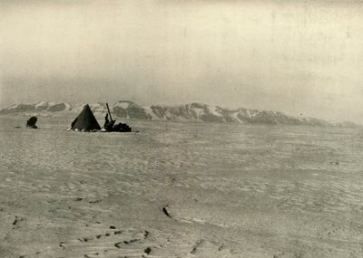 Pohoří Queen Alexandra Range Fotografováno na cestě dolů po ledovci, c1908, 1909 od Unbekannt
