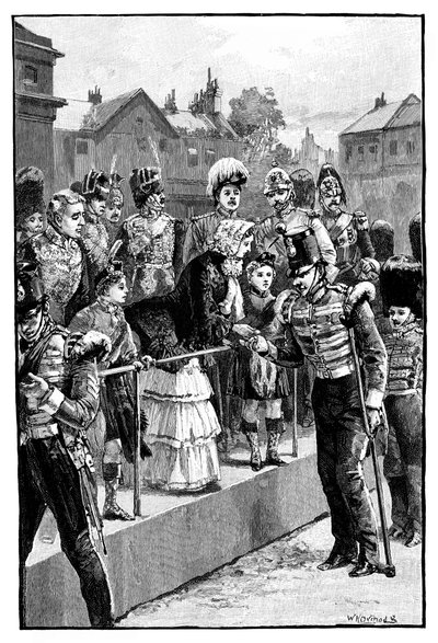 Královna rozdává medaili na Krymu, Horseguards Parade, Londýn, 50. léta 19. století, 1888 od Unbekannt