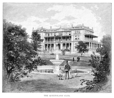 Queensland Club, Austrálie, 1886 od Unbekannt