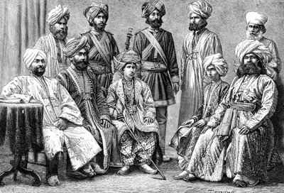 Rádža z Bahawalpur a jeho dvůr, 1895 od Unbekannt