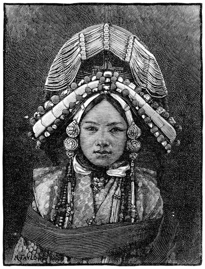 The Ranee of Sikkim, 1889 od Unbekannt