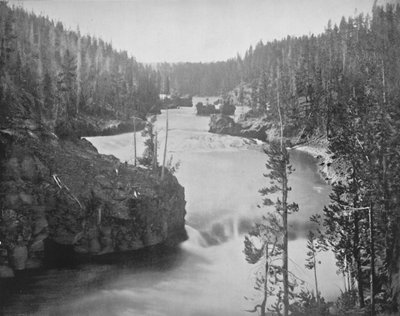 The Rapids of the Yellowstone, 19. století od Unbekannt