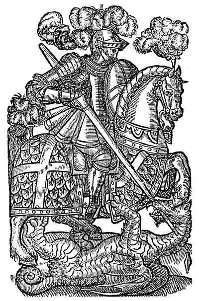 Rytíř červeného kříže, 1598, 1893 od Unbekannt