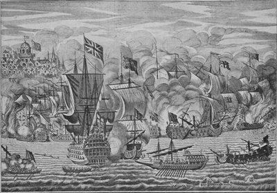 Reliéf Gibraltaru, c1710 od Unbekannt