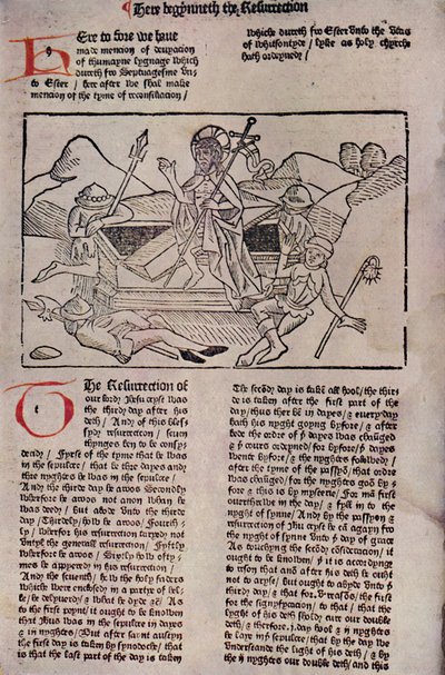 Vzkříšení, 1483, 1947 od Unbekannt